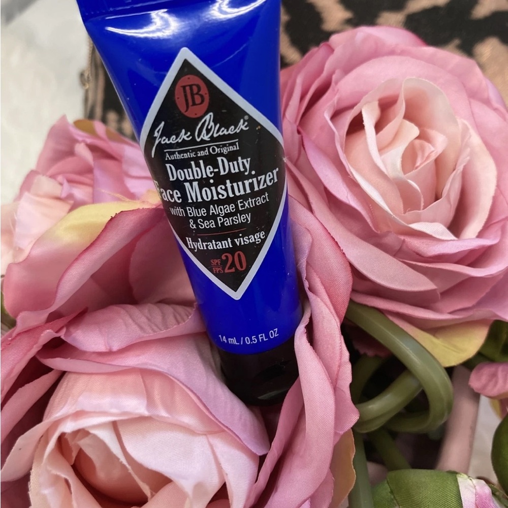 JACK BLACK Double Duty Face Moisturizer, SPF 20 Sunscreen, .5 oz., 14 ml, NEW